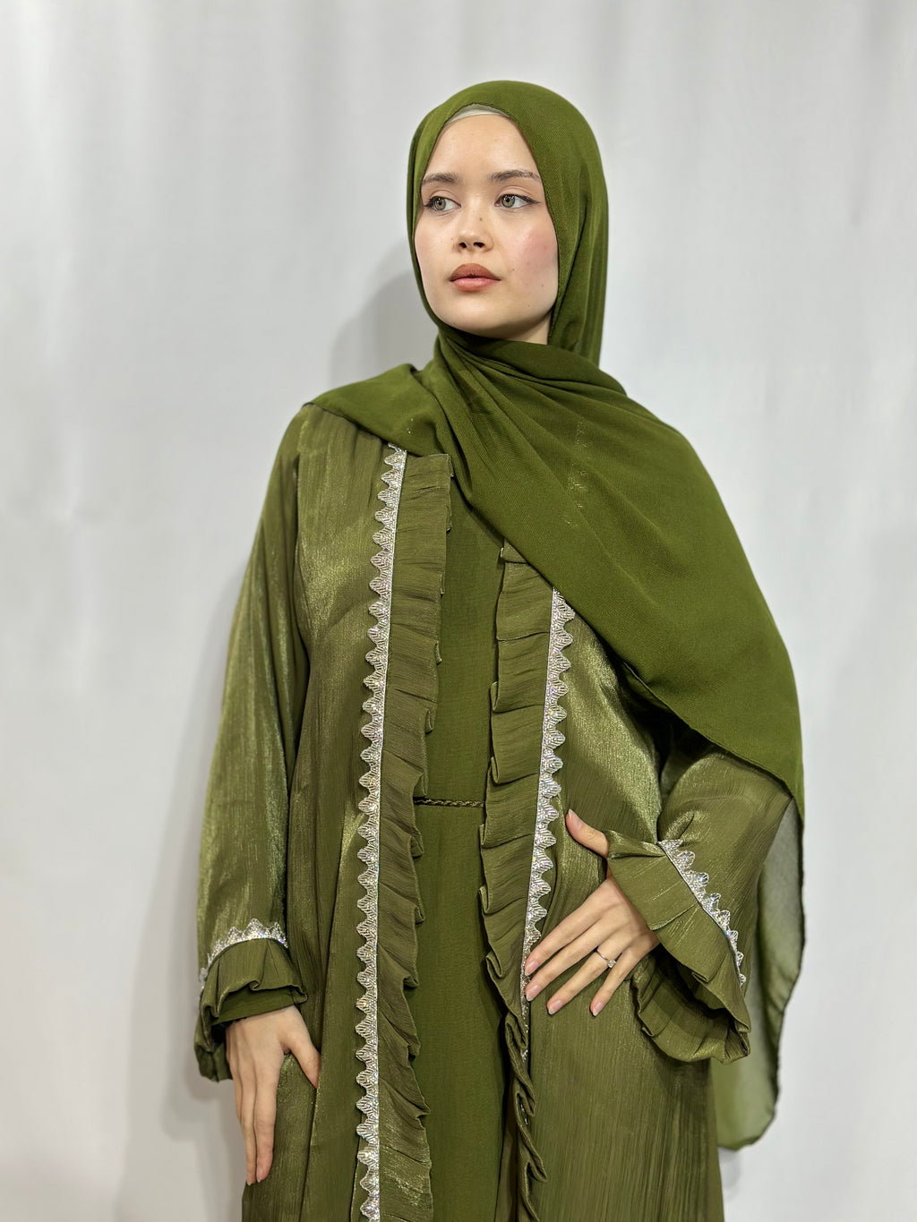 Teal Royale Abaya