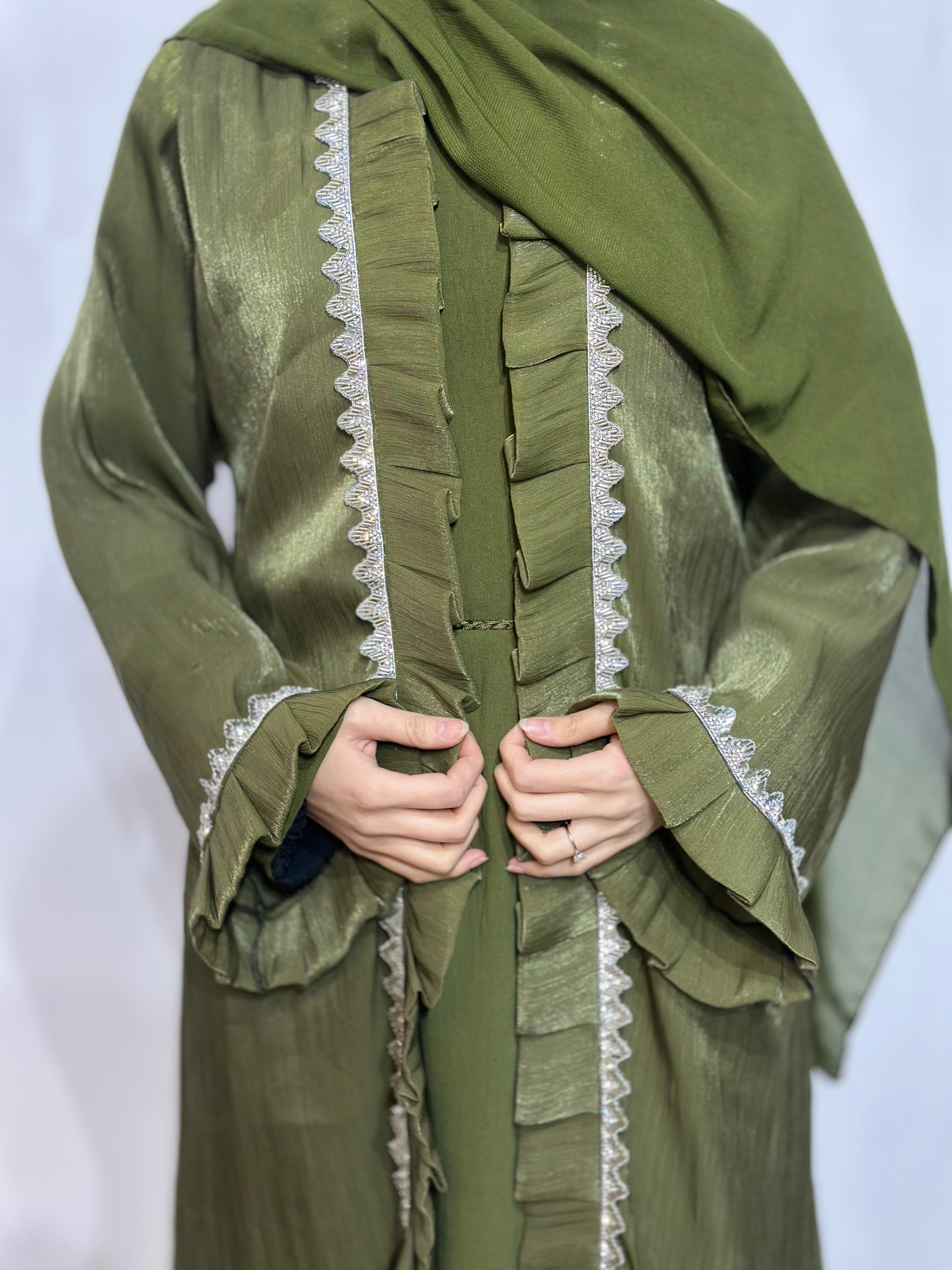 Teal Royale Abaya