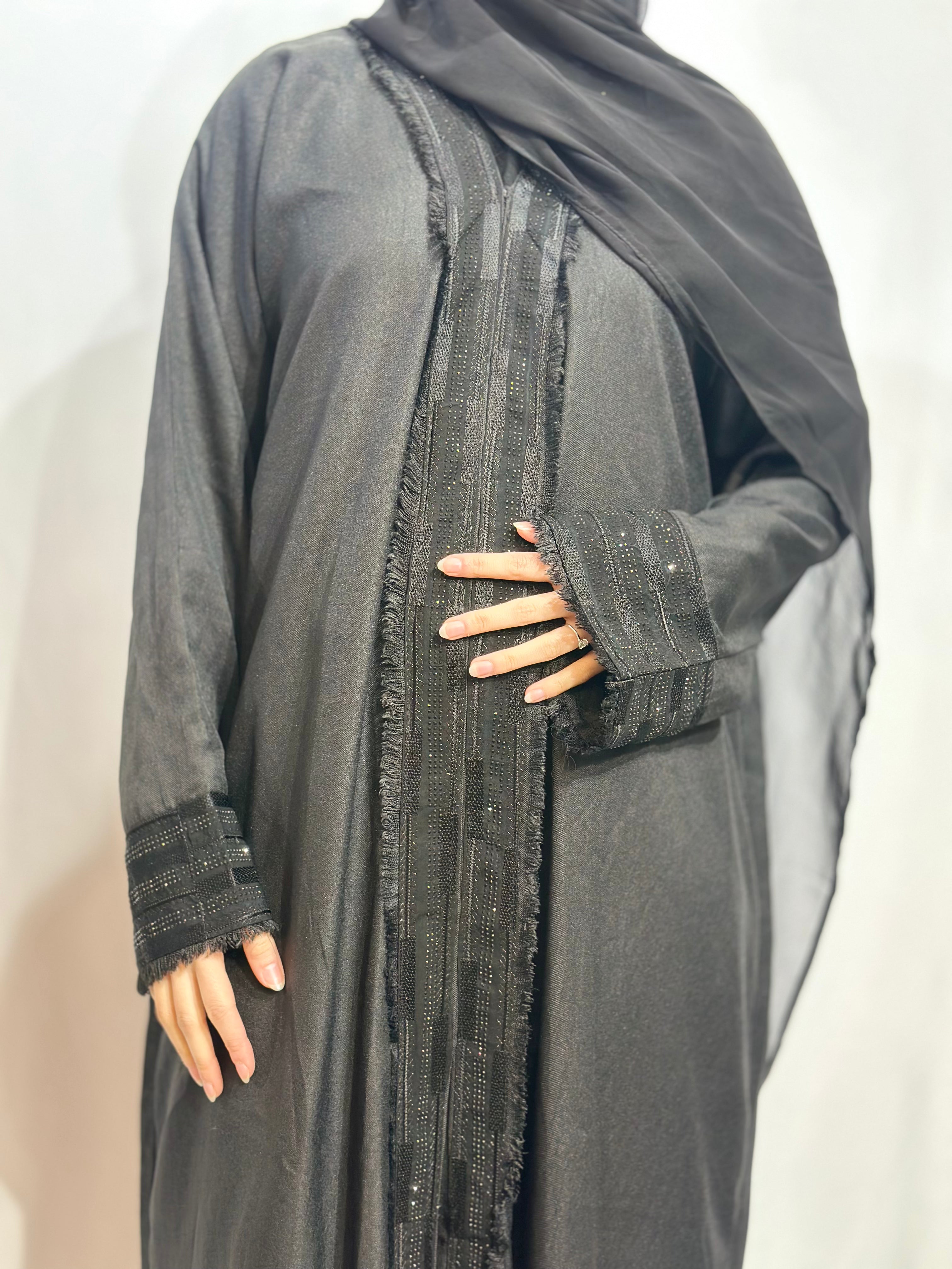 Amethyst Elegance Abaya