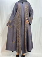 Ward Al Ghasaq Rose-Embroidered Abaya