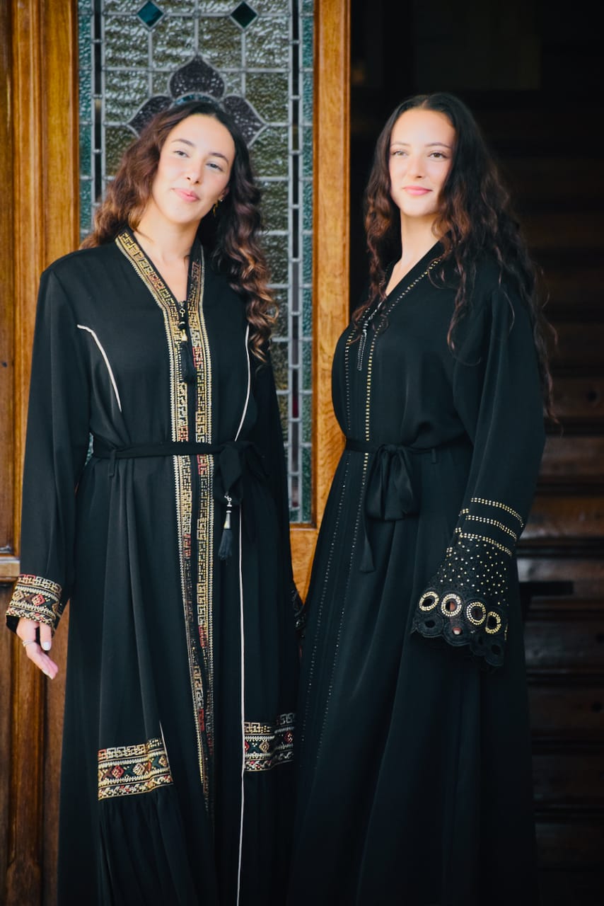 The Royal Navy and Black Cutwork Abaya