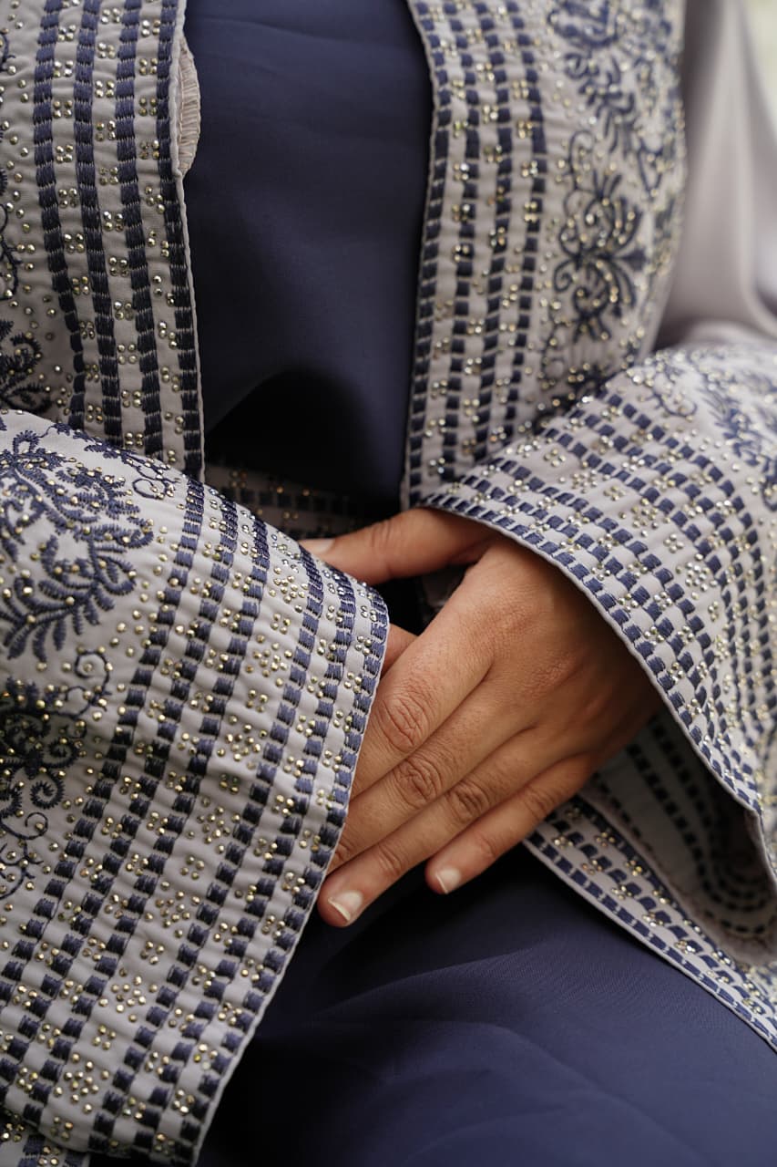The Asena Heritage Embroidered Abaya