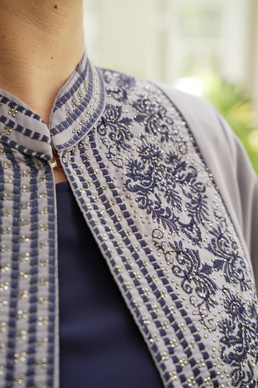 The Asena Heritage Embroidered Abaya
