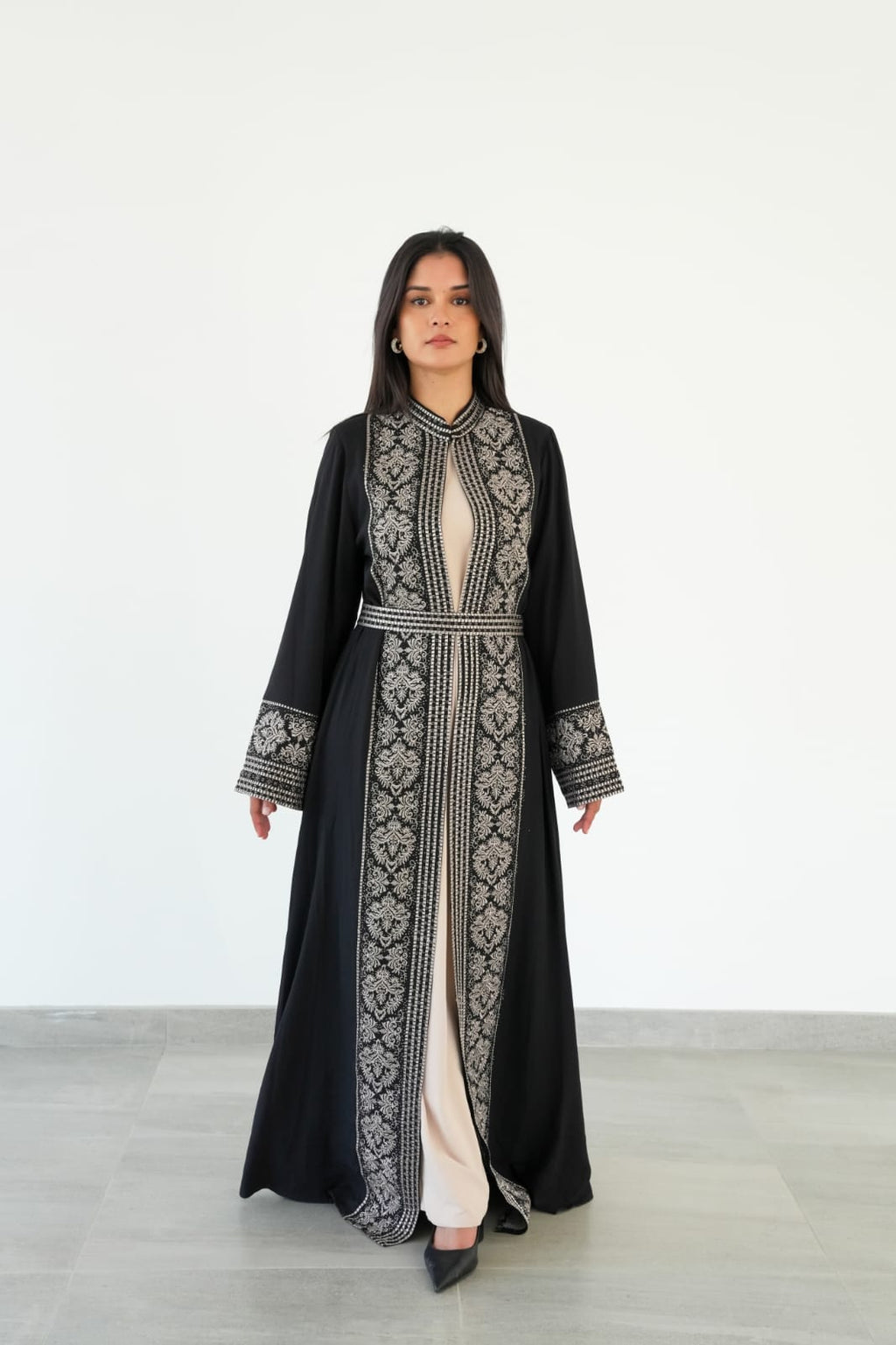 The Asena Heritage Embroidered Abaya