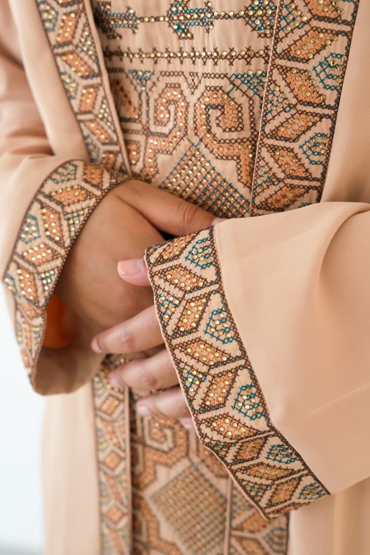 The Ephesus Kilim Layered Abaya