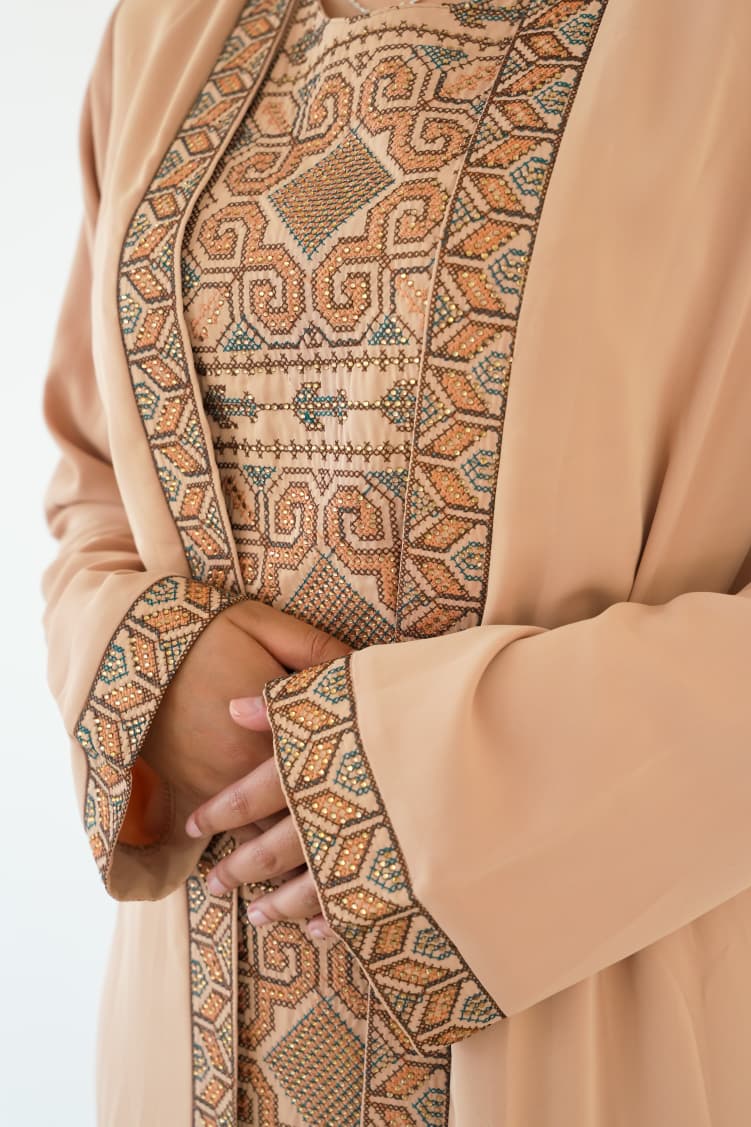 The Ephesus Kilim Layered Abaya
