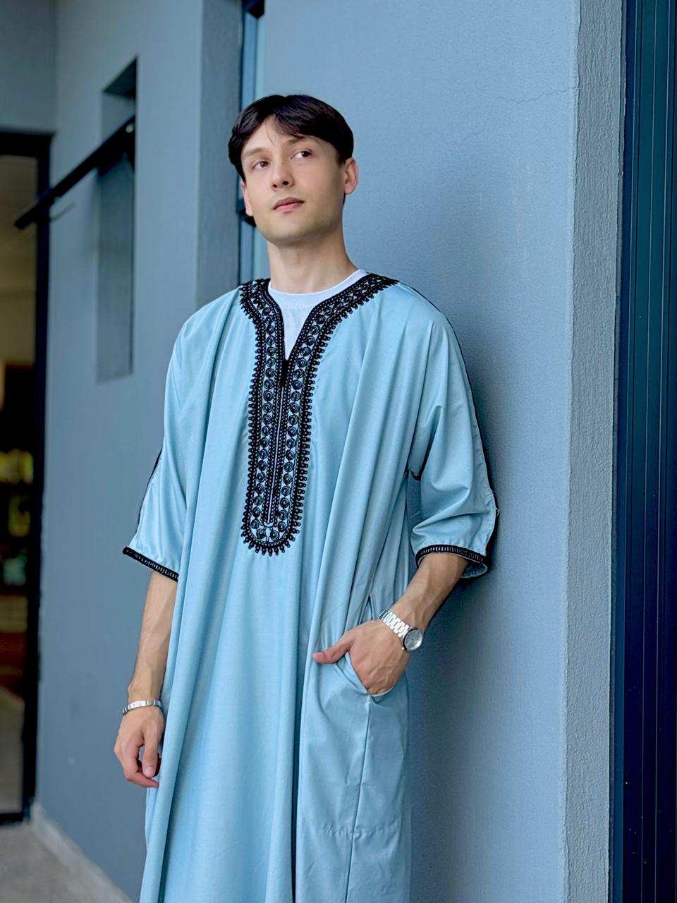 The New Moroccan Heritage Short-Sleeve Thobe