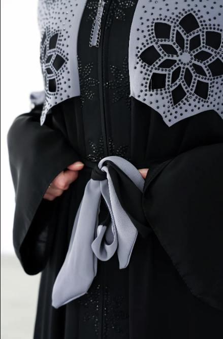 The Galata Grey  Abaya