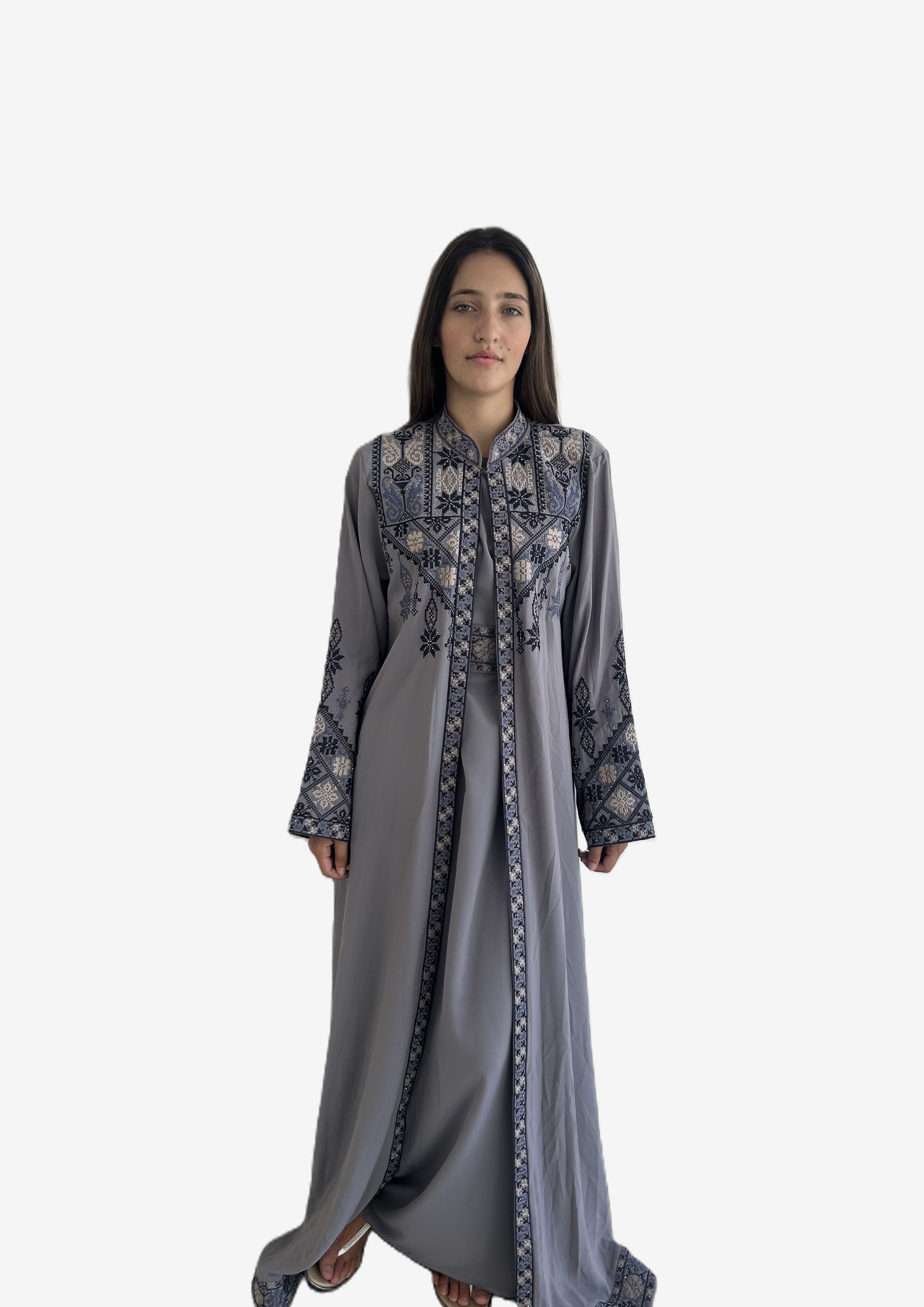 The Heritage Slate Abaya
