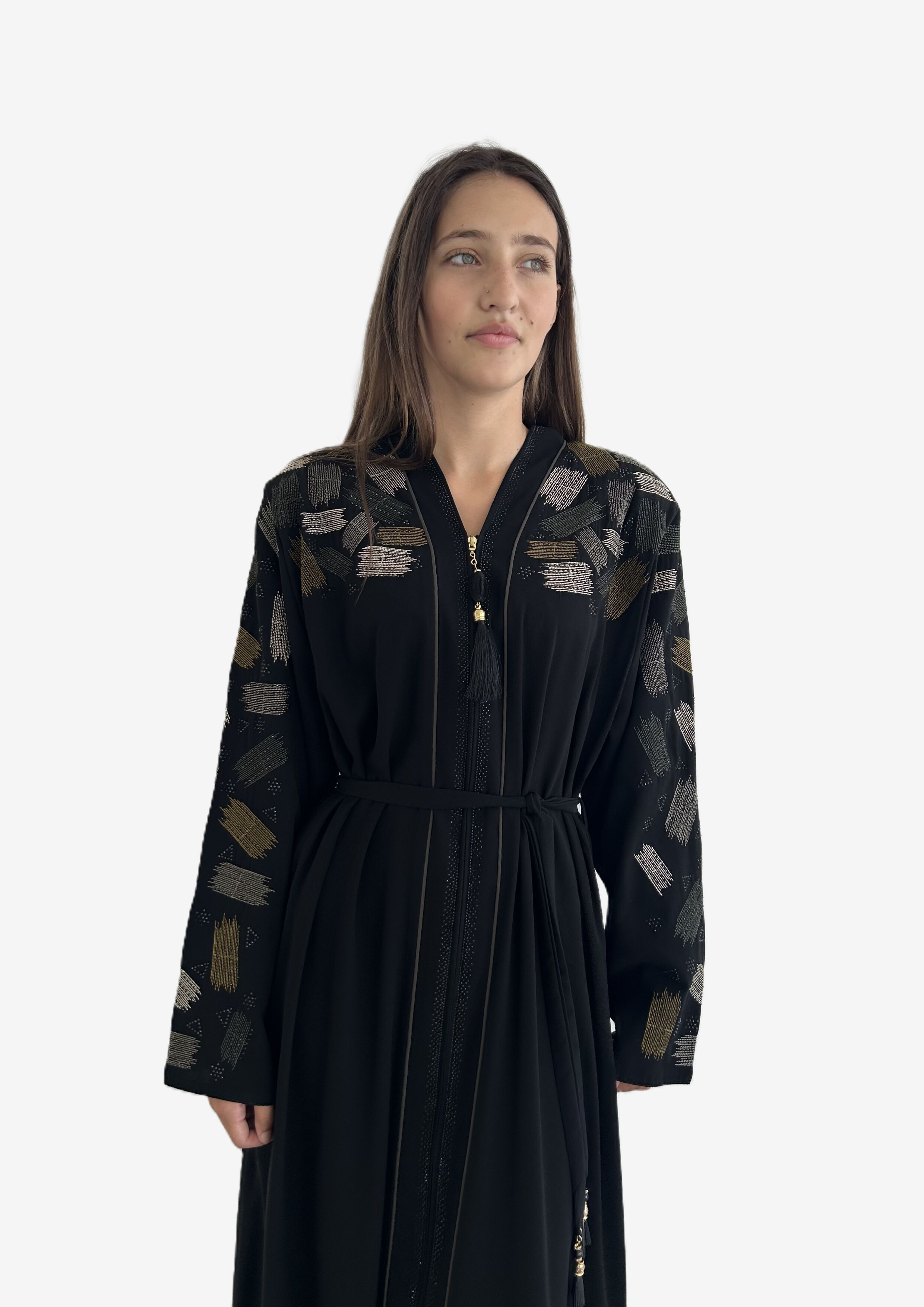The Noir Mosaic Katalia Abaya