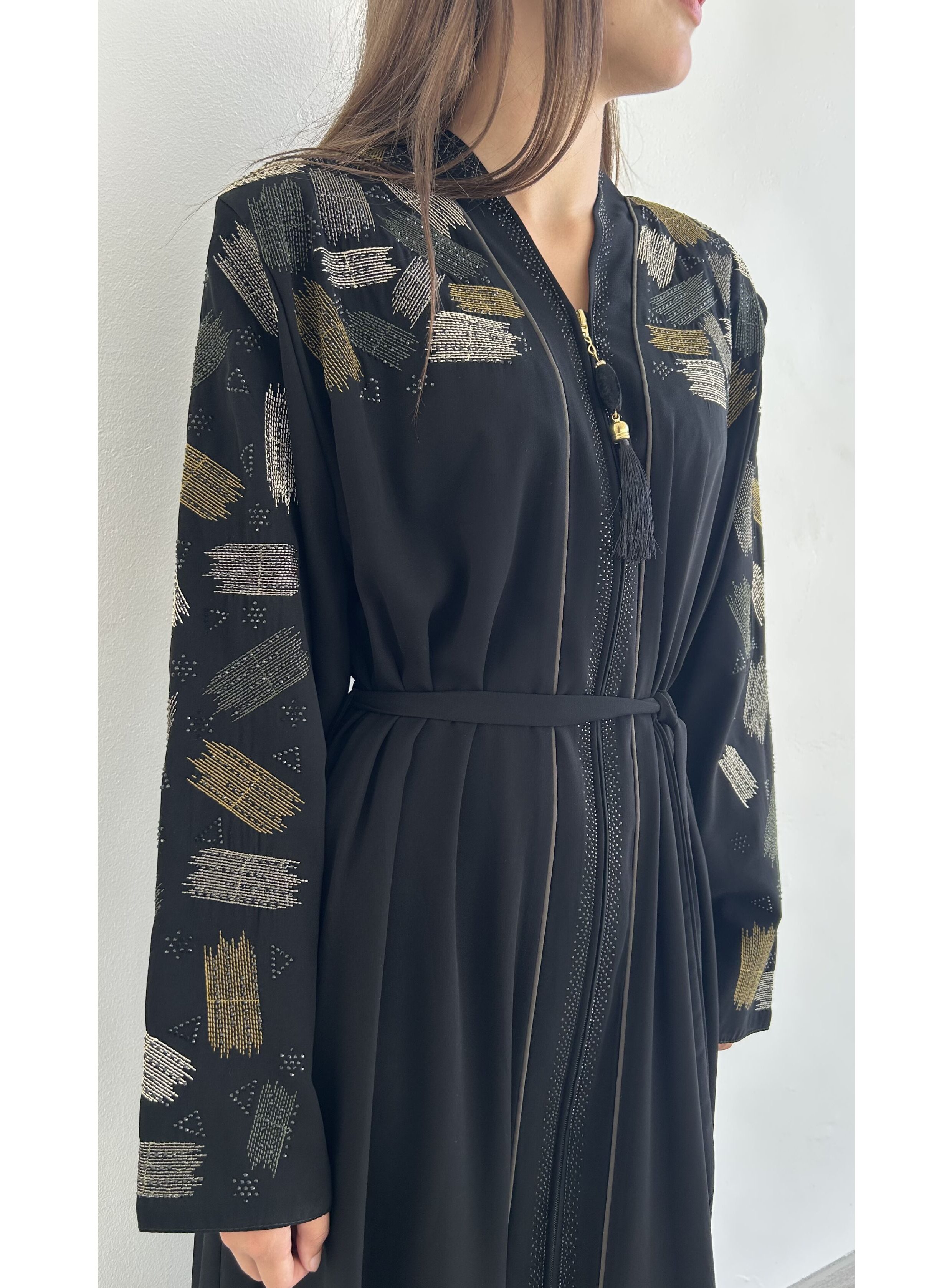 The Noir Mosaic Katalia Abaya