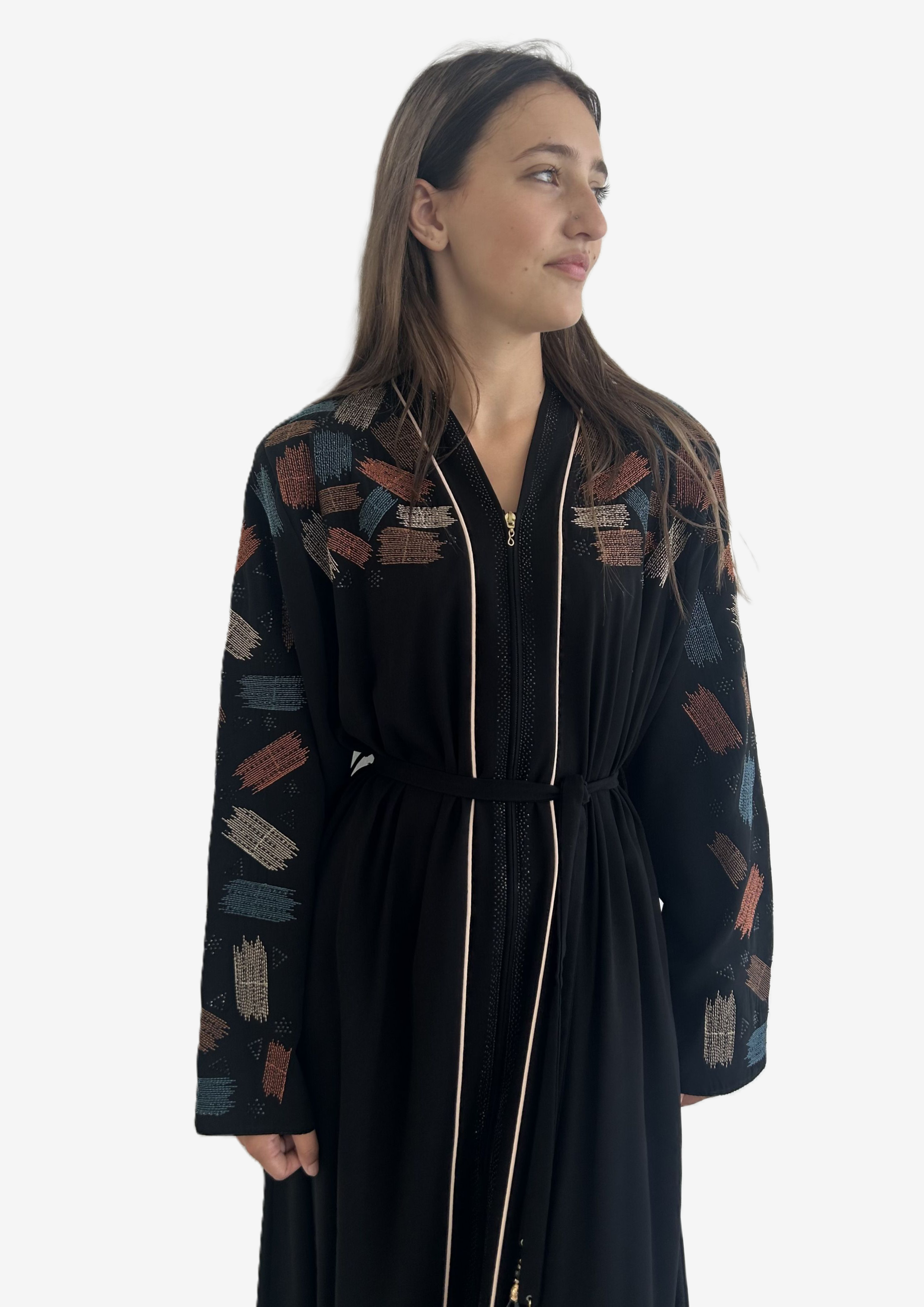 The Noir Brighter Mosaic Katalia Abaya