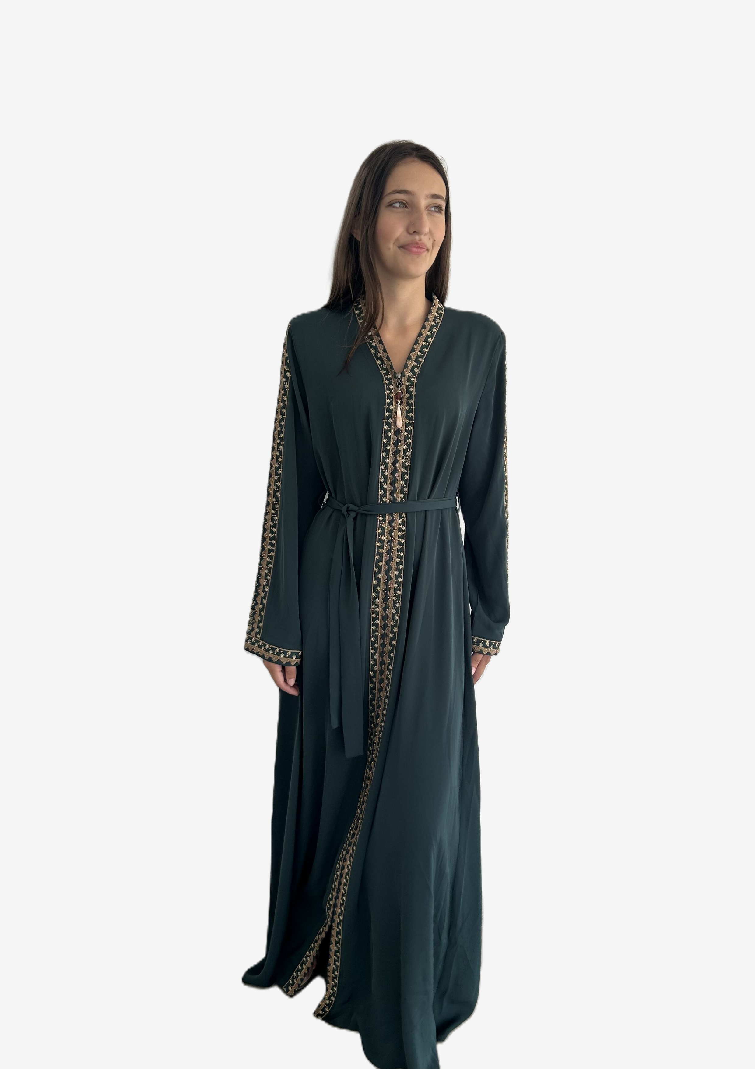 The Jade Kilim Abaya
