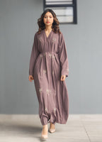 The embelished bow Abaya