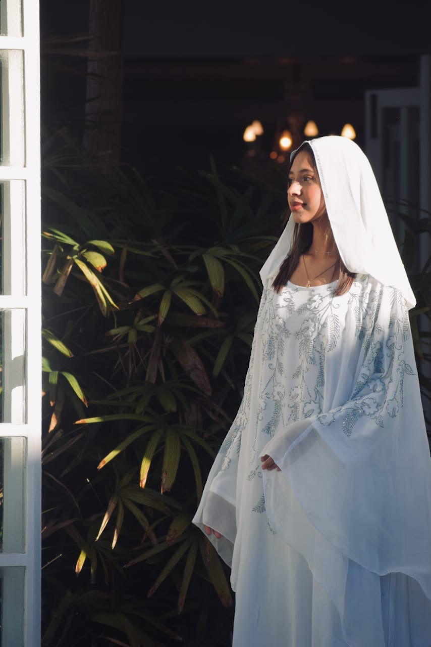 The Flutter Embellished Butterfly Abaya