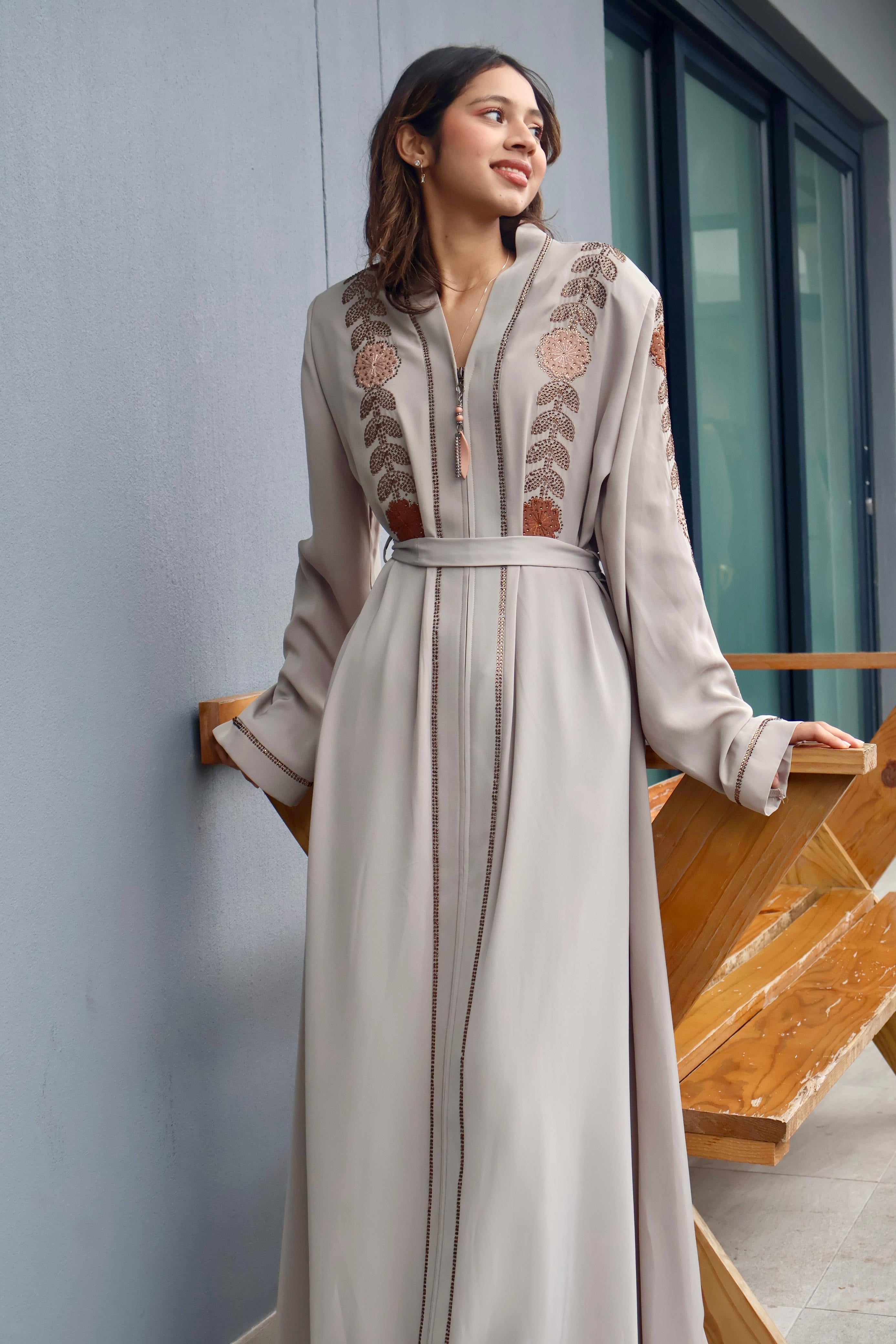 The Seraphina Floral Abaya