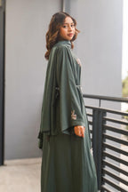The embelished bow Abaya